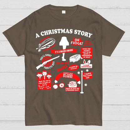 Christmas Story Quotes Geek T-Shirt