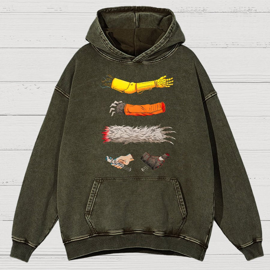 Casualties of Wars Vintage Distressed Hoodie