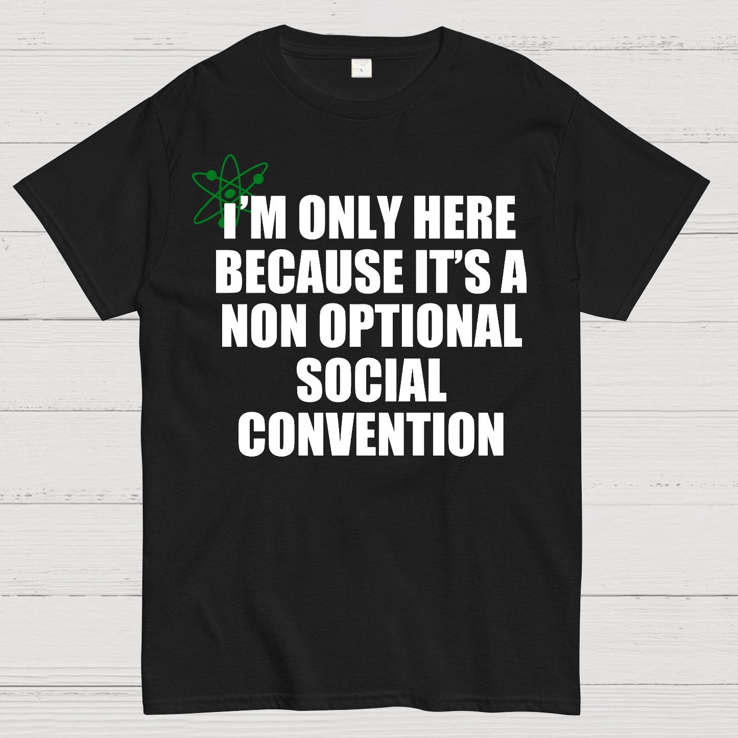 Non Optional Social Convention Geek T-Shirt