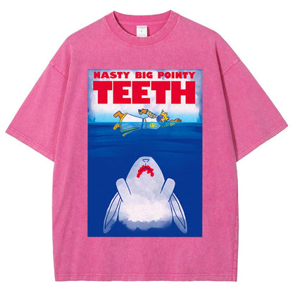 TEETH Vintage Distressed T-shirt