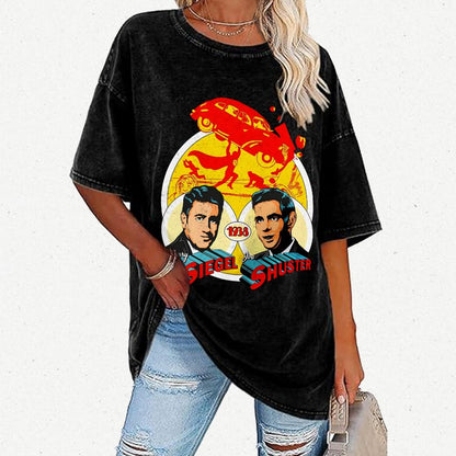 Super History Vintage Distressed T-shirt