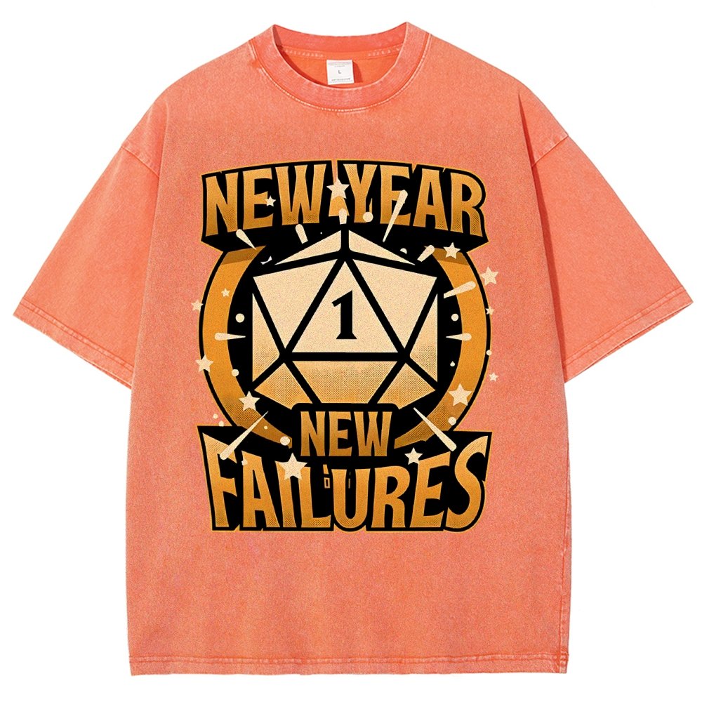 New Year New Failures Vintage Distressed T-shirt