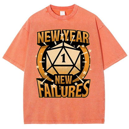 New Year New Failures Vintage Distressed T-shirt