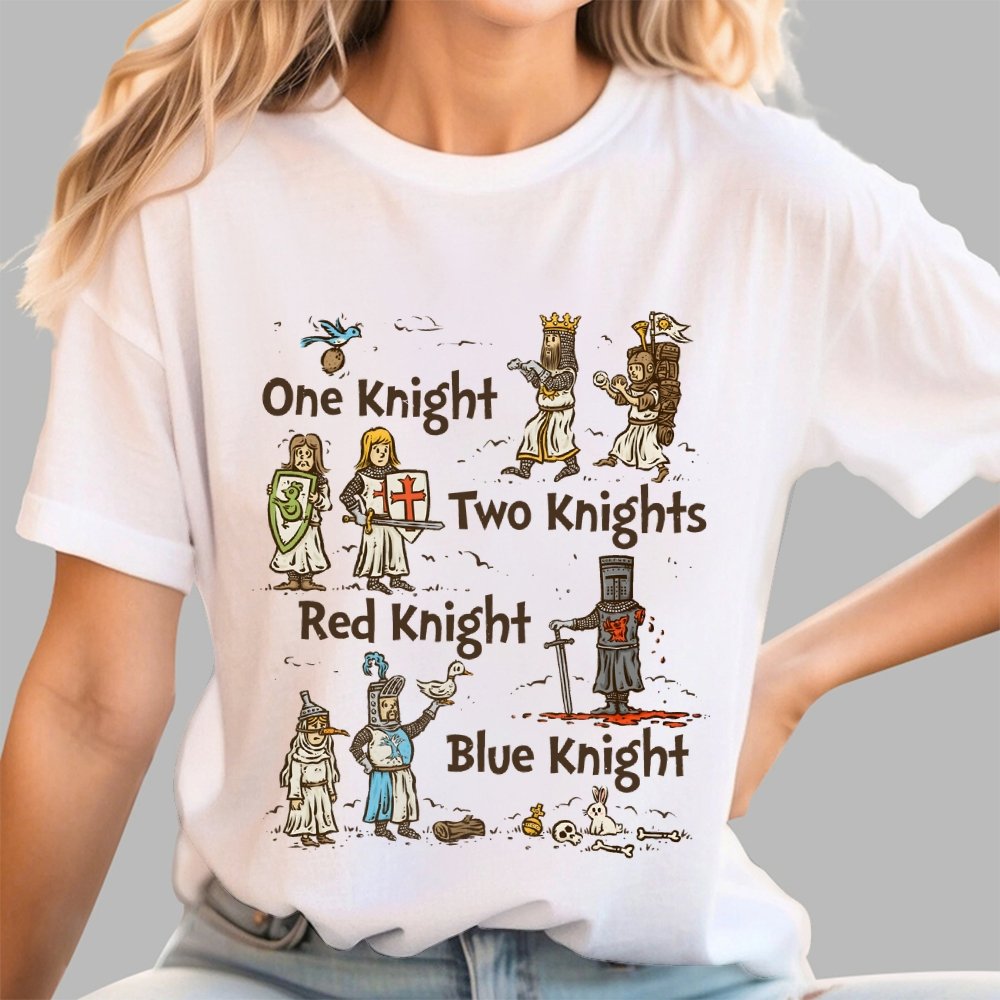 Red Knight, Blue Knight Unisex Geek T-Shirt