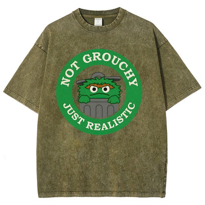 I'm Not Grouchy Vintage Distressed T-shirt