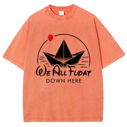 We All Float Vintage Distressed T-shirt