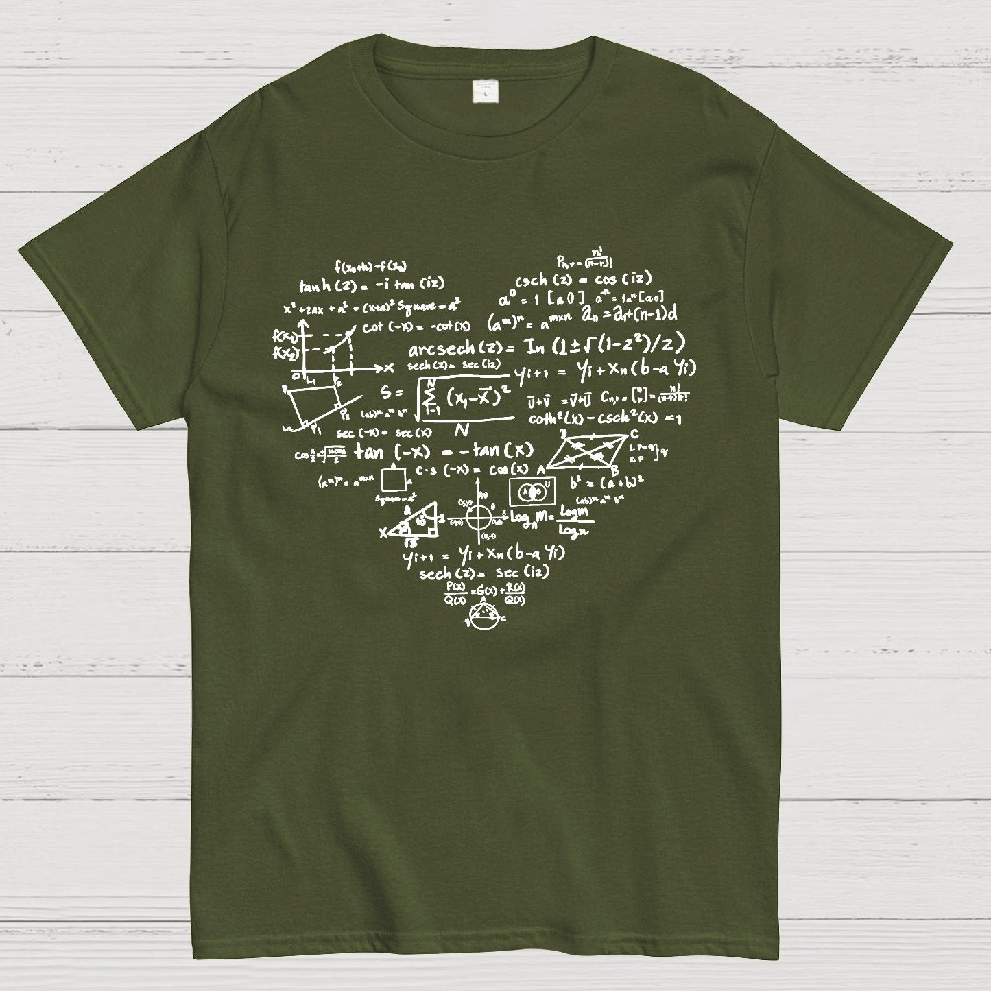 Math Heart, Valentine's Day Nerd Geek T-Shirt