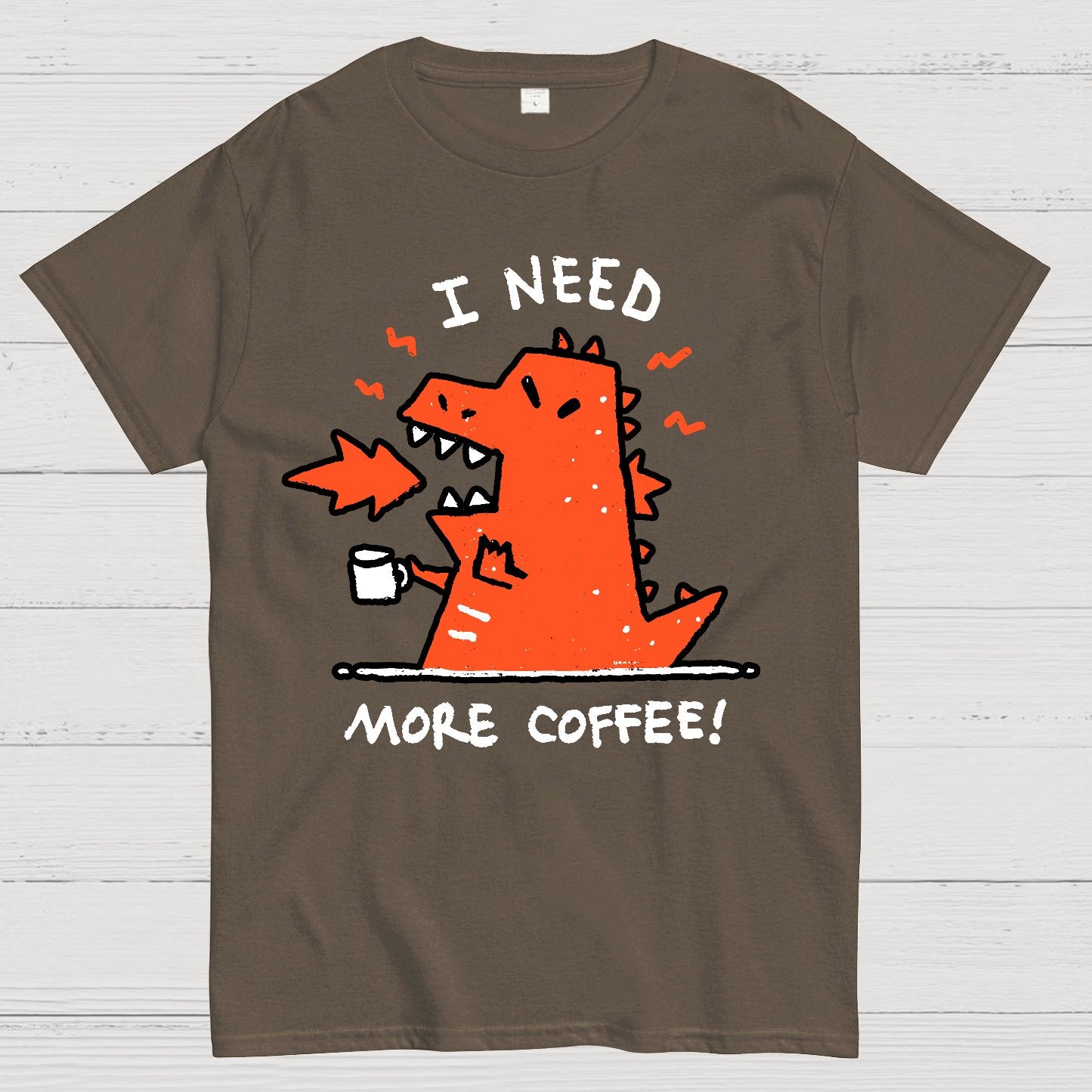 I Need Coffee Geek T-Shirt