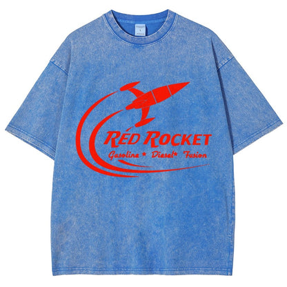 Red Rocket Fuel Vintage Distressed T-shirt