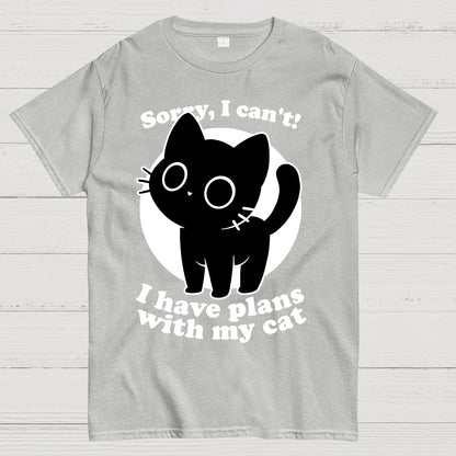 I Like Cats Not People - Cute Irony Pet Geek T-Shirt