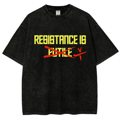 Resistance is futile Vintage Distressed T-shirt