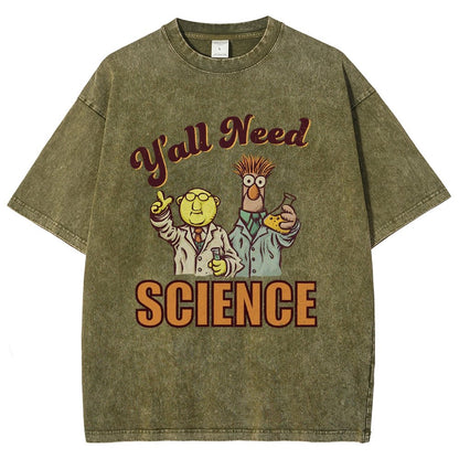 Y'all Need Science Vintage Distressed T-shirt