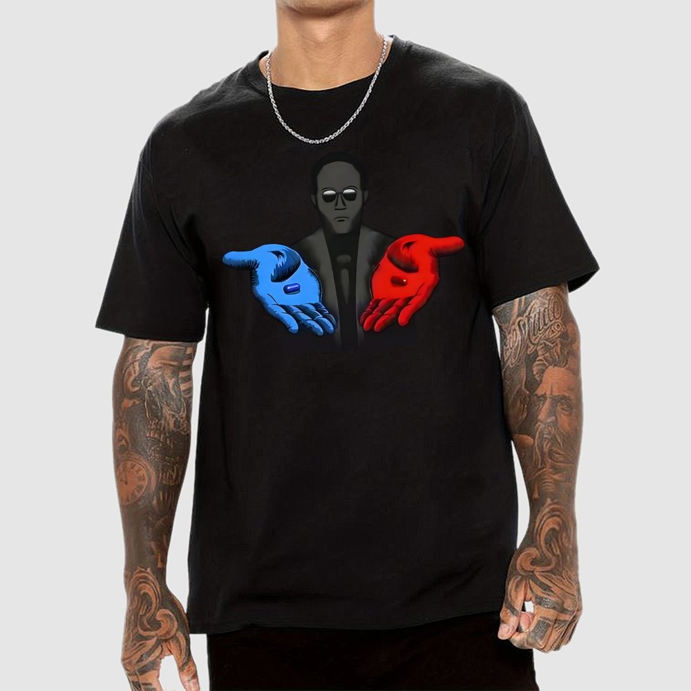 Red pill  Blue pill Geek T-Shirt