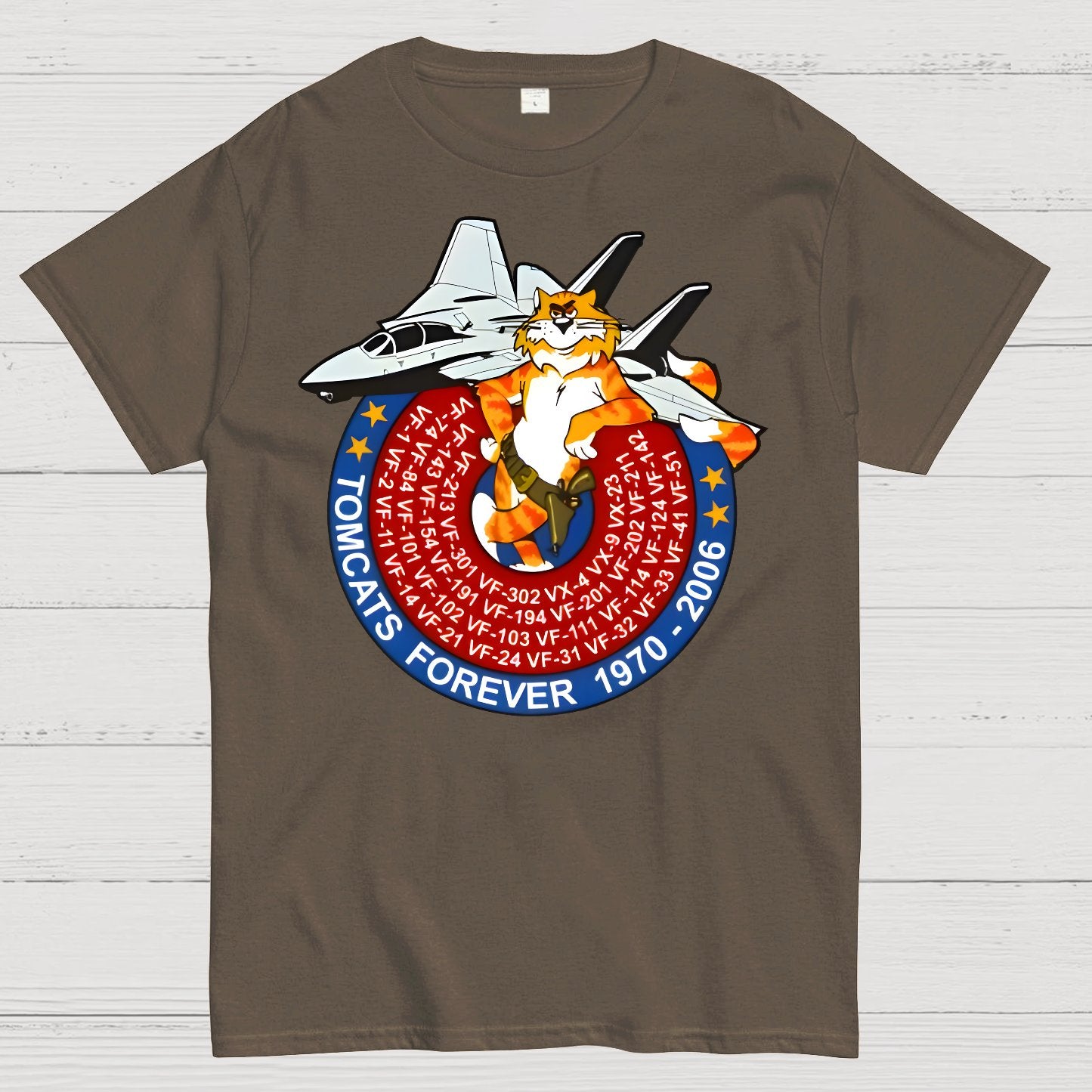 F-14 Tomcat - Tomcats Forever 1970 Geek T-Shirt