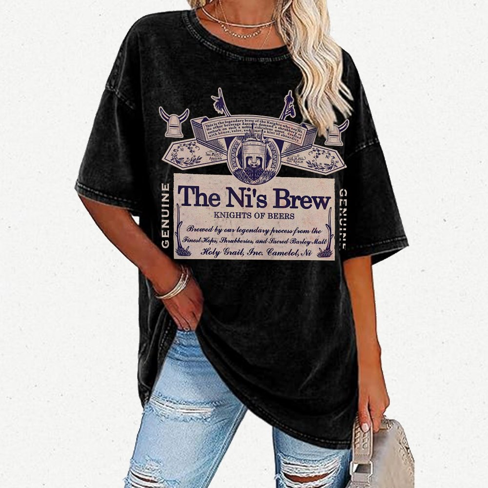 The Ni's Brew Vintage Distressed T-shirt