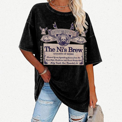 The Ni's Brew Vintage Distressed T-shirt