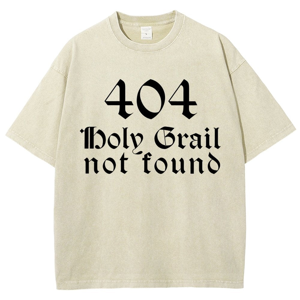 Holy Grail Not Found Vintage Distressed T-shirt