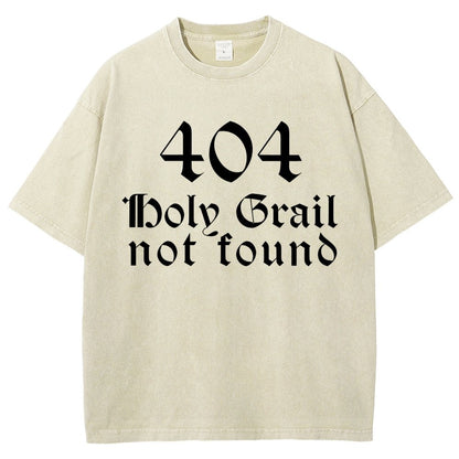 Holy Grail Not Found Vintage Distressed T-shirt