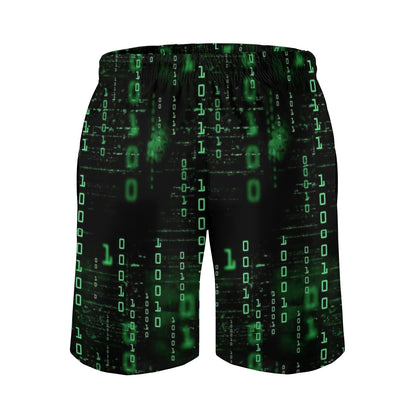 Binary Computer 1s and 0s Geeky Short Sleeve Shirt Geek Shorts