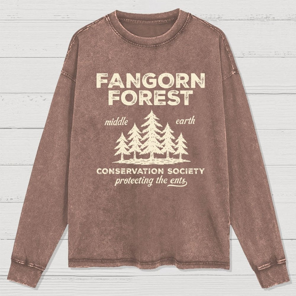 Enchanted Forest Washed Long Sleeve Tee
