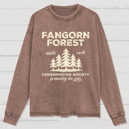Enchanted Forest Washed Long Sleeve Tee