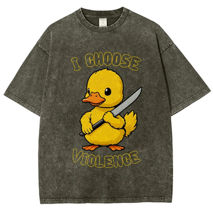 I Choose Violence Vintage Distressed T-shirt