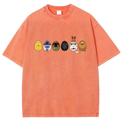 Easter Egg Vintage Distressed T-shirt