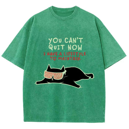 You Can't Quit Now Vintage Distressed T-shirt