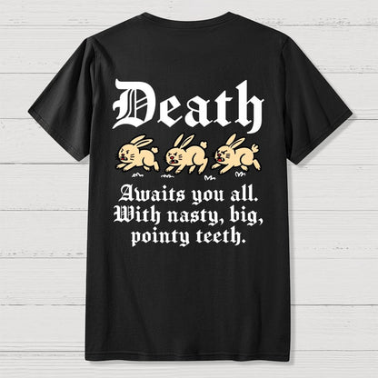 Run Away Front And Back Printing Geek T-Shirt