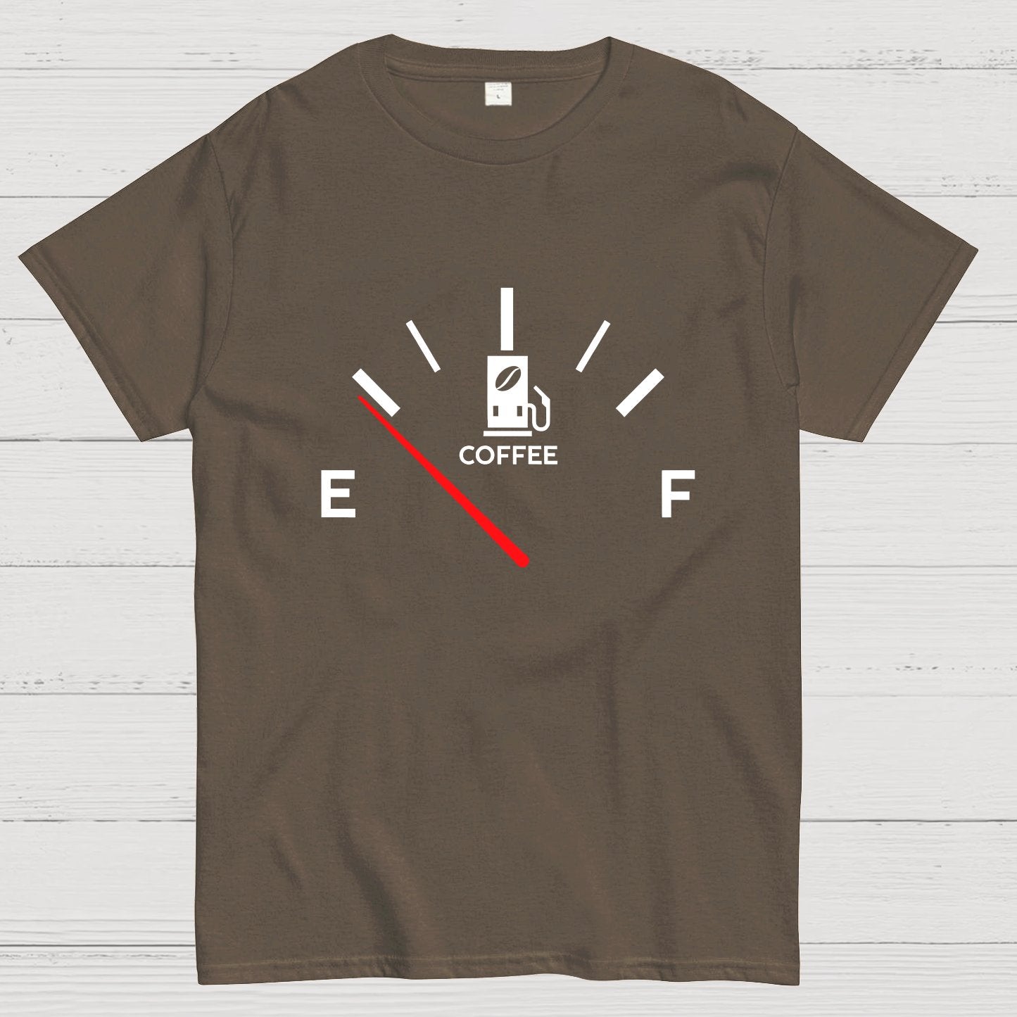 Coffee Gas Station Geeky T-Shirt