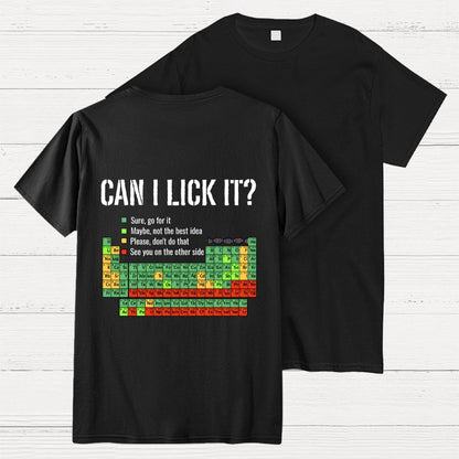 Can I Lick It  Back Printing Geek T-Shirt