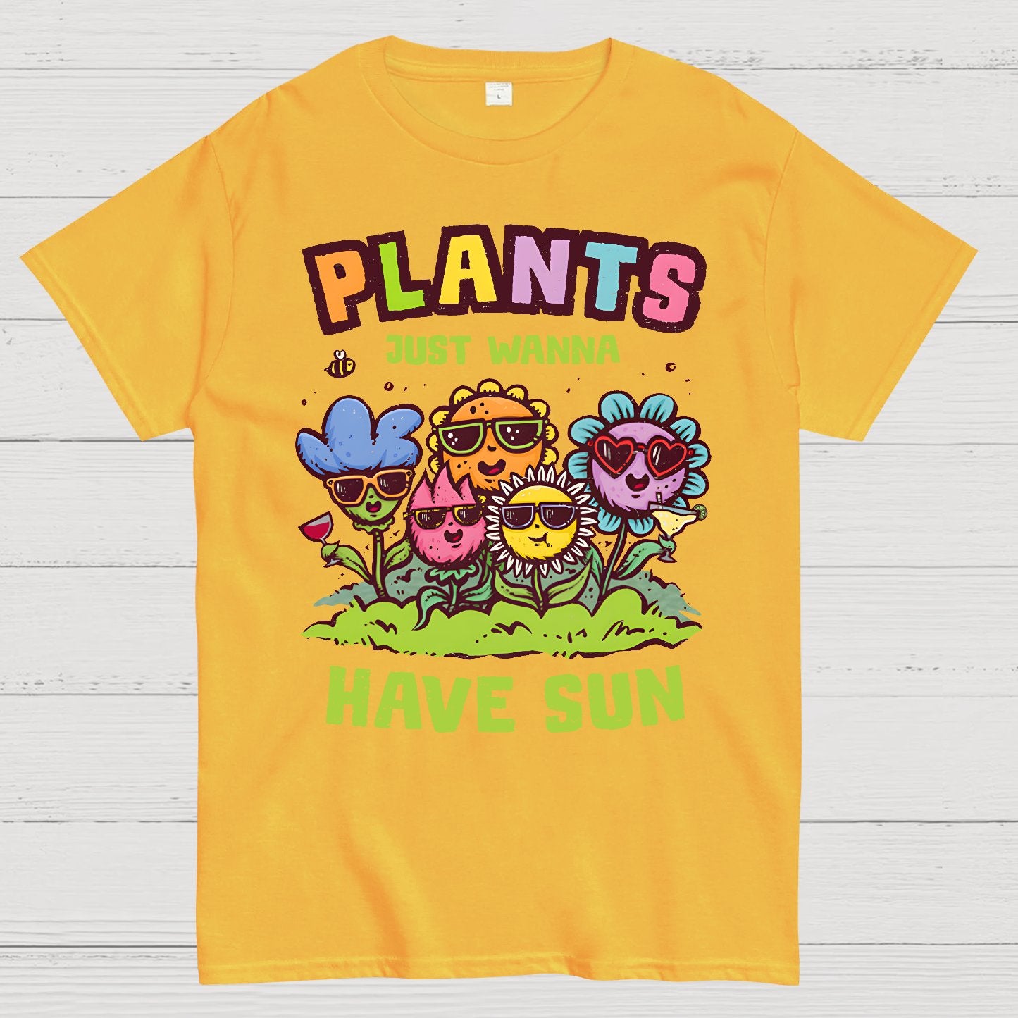 Plants Just Wanna Have Sun Geek T-Shirt