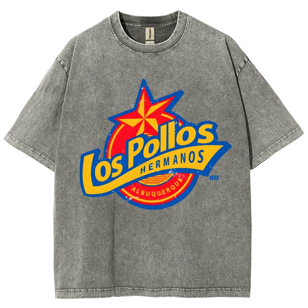 Los Pollos Hermoso Vintage Distressed T-shirt