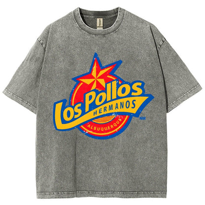 Los Pollos Hermoso Vintage Distressed T-shirt