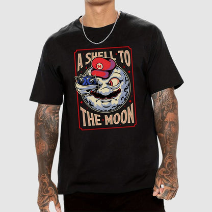 Moon Shell Movie Game Geek T-Shirt