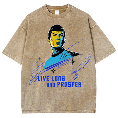 Live long and prosper Vintage Distressed T-shirt
