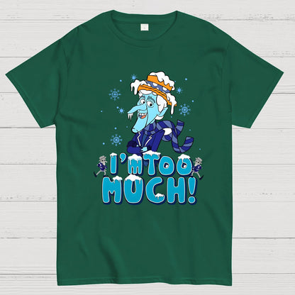 Winter Brothers' Christmas Matching I'm Too Much Geek T-Shirt