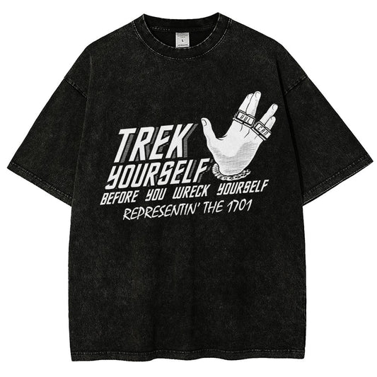Travel Yourself Vintage Distressed T-shirt
