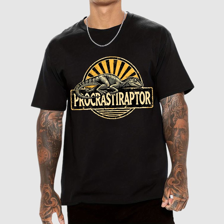 Procrastiraptor Geek T-Shirt