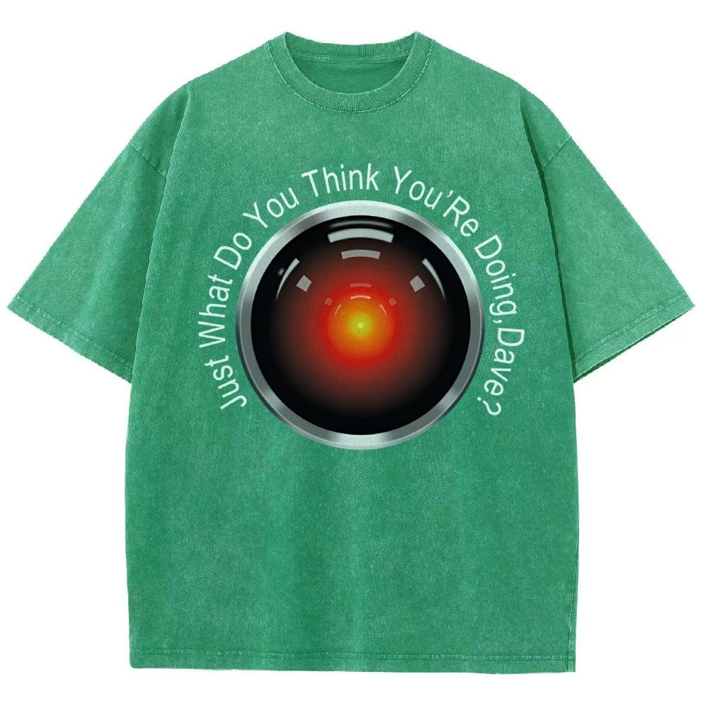 HAL-What Do You Think You’Re Doing,Dave? Vintage Distressed T-shirt