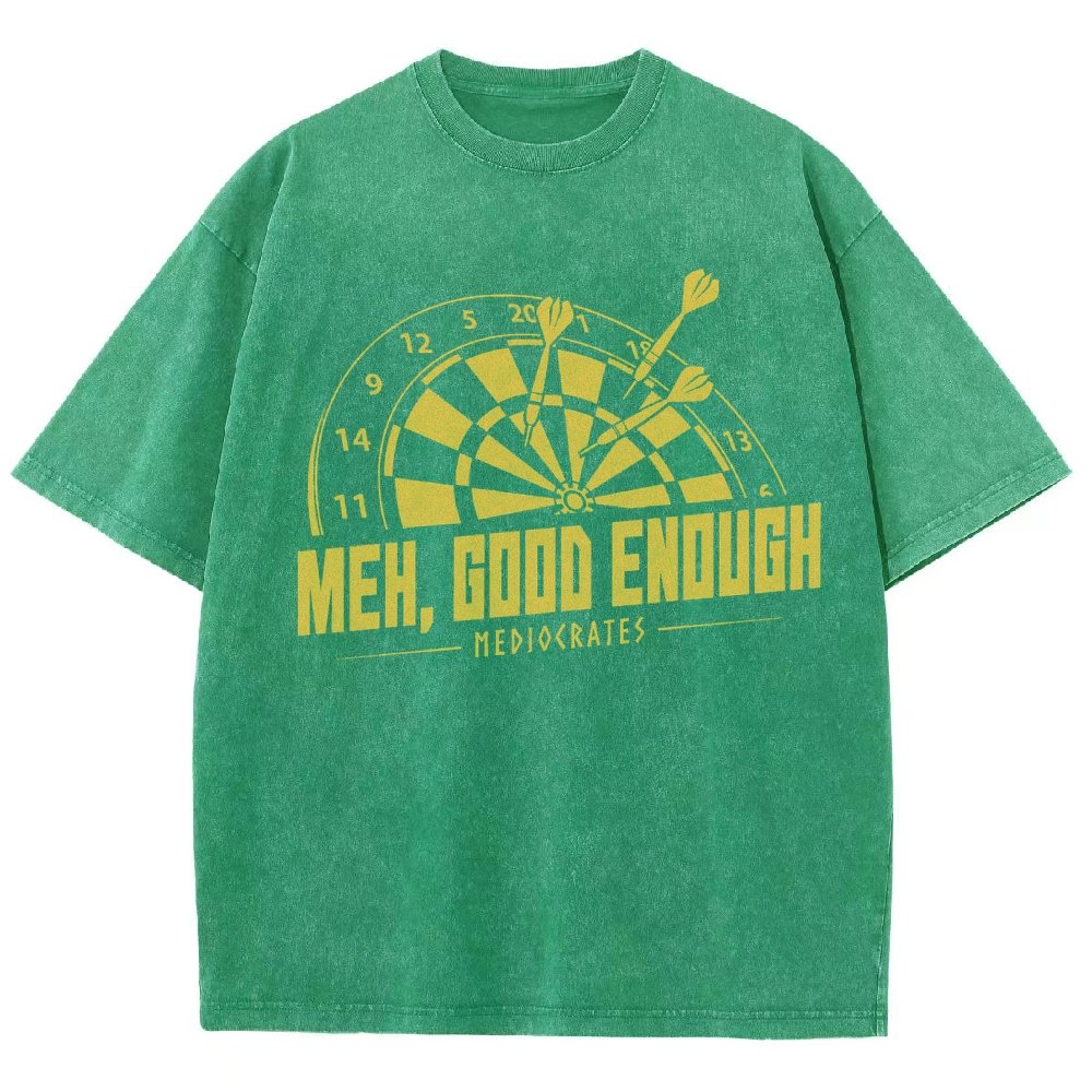 Mediocrates eh Good Enough Vintage Distressed T-shirt