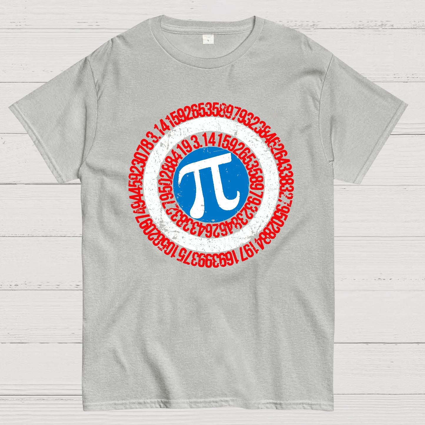 Pi Day Hero Shield Geek T-Shirt