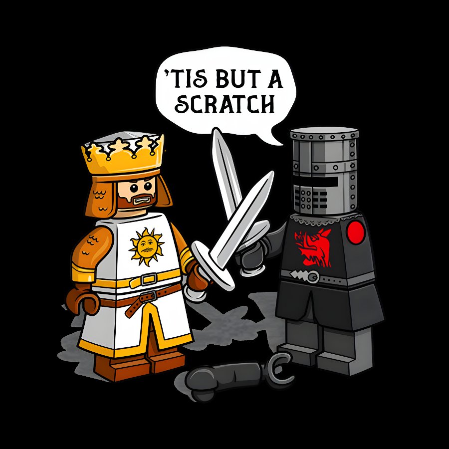 King Vs Knight Geek T-Shirt