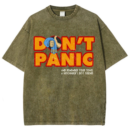 Pon't Panic Vintage Distressed T-shirt