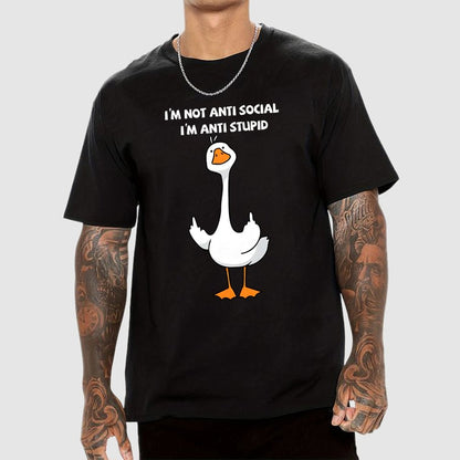 I’m not antisocial I’m antistupid  Geek T-Shirt
