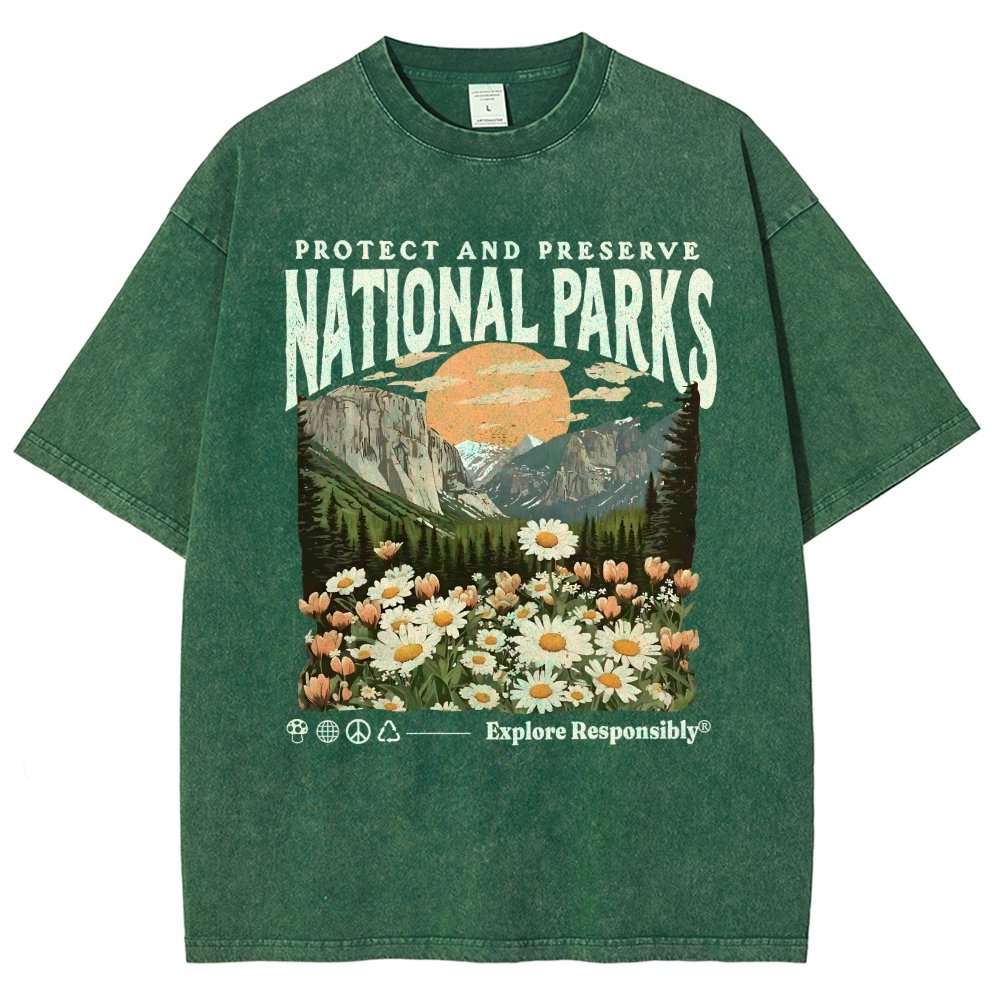 National Parks Vintage Distressed T-shirt