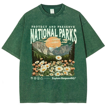 National Parks Vintage Distressed T-shirt
