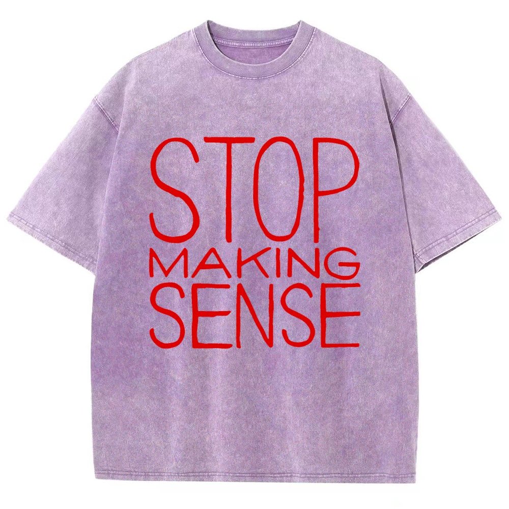 Stop Making Sense Vintage Distressed T-shirt