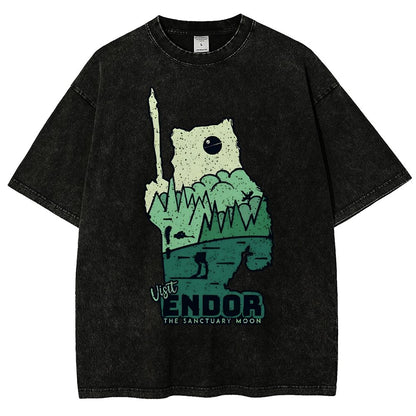 Endoe Vintage Distressed T-shirt