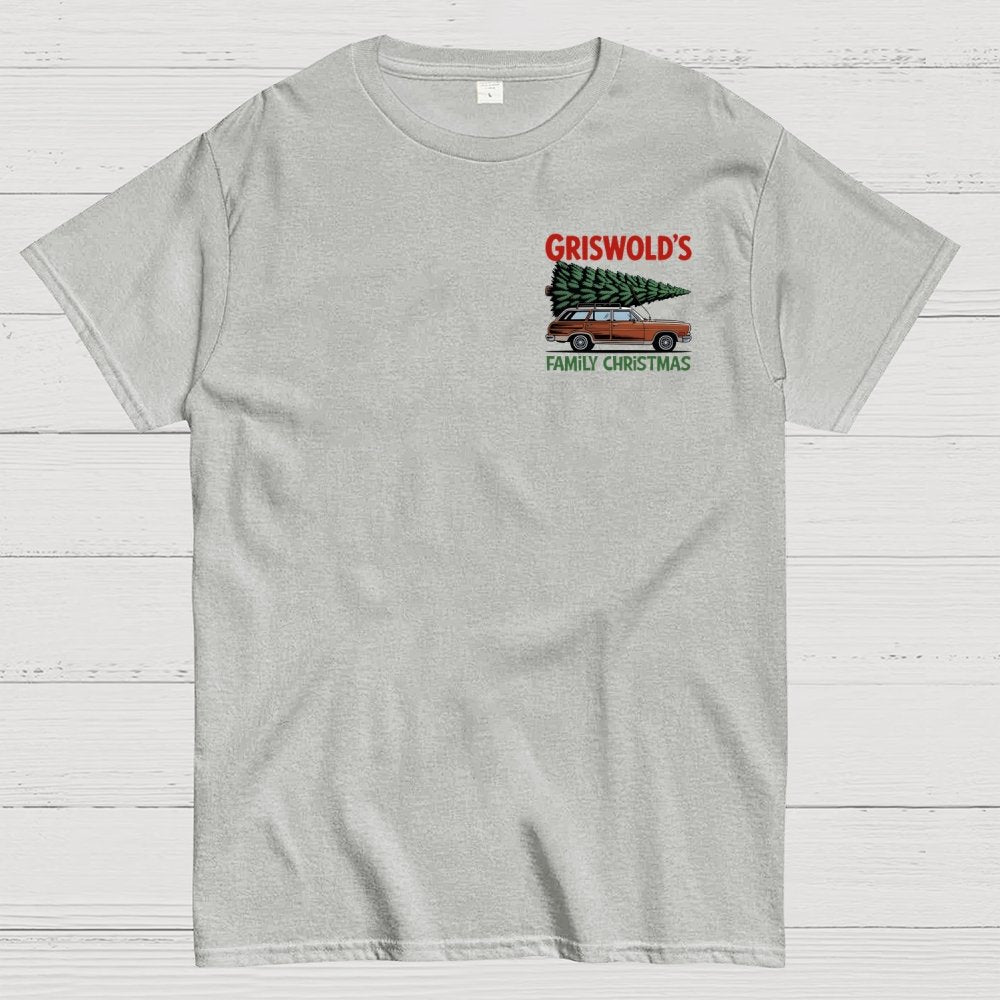 Holiday Family Christmas Front And Back Printing Geek T-Shirt